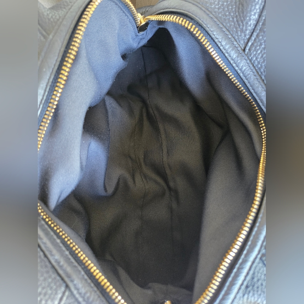 🚫SOLD🚫 Coach Lexi Leather Hobo Bag Midnight Navy Blue - Picture 9 of 11